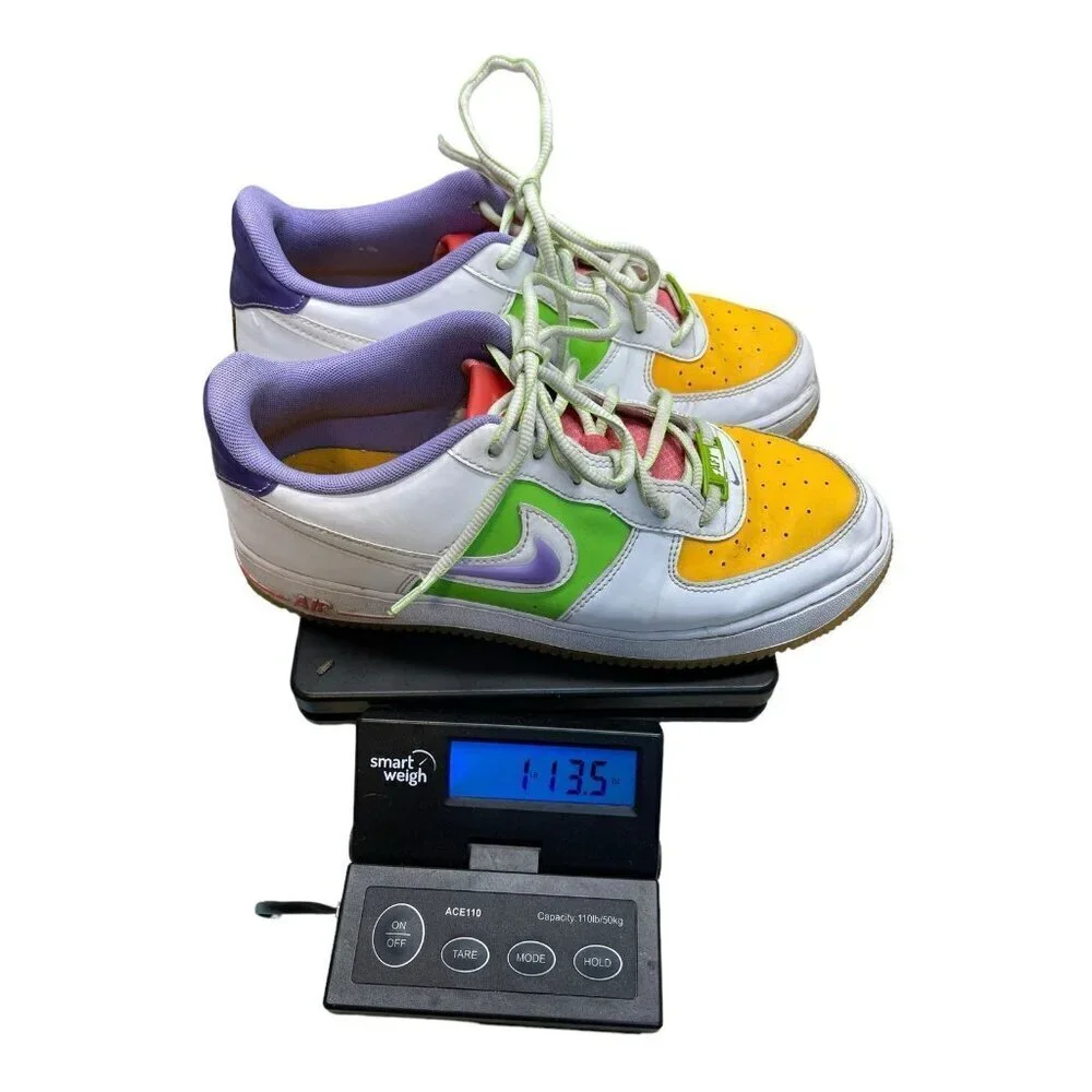 Nike Air Force 1 LV8 (GS) Shoes White Space Purple Style FD1035 100 Size 7Y